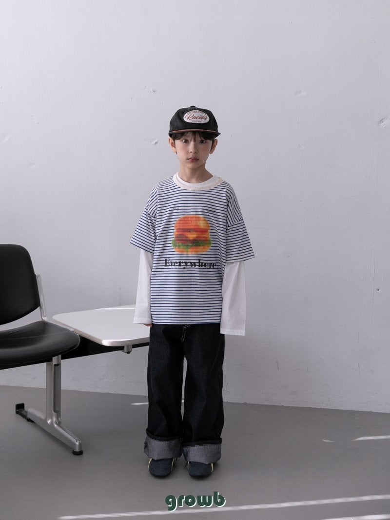 《予約》Hamburger T-shirt / Growb