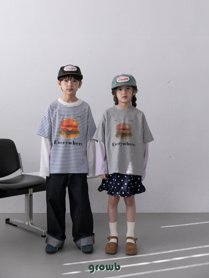 《予約》Hamburger T-shirt / Growb