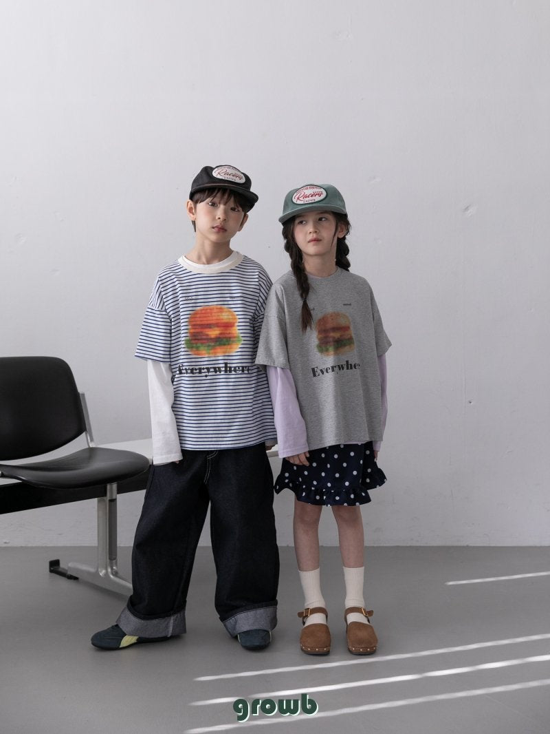 《予約》Hamburger T-shirt / Growb