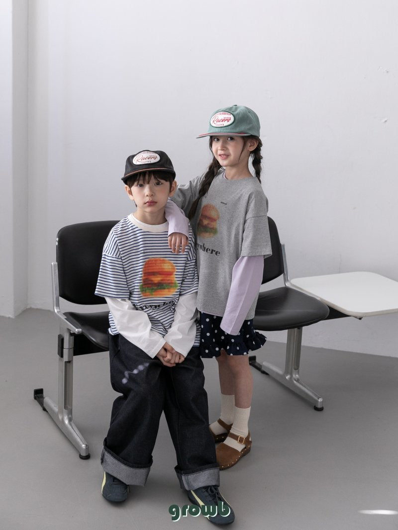《予約》Hamburger T-shirt / Growb