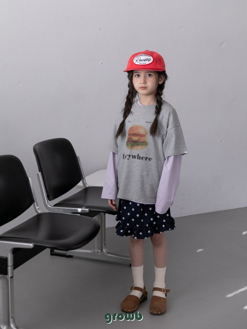 《予約》Hamburger T-shirt / Growb