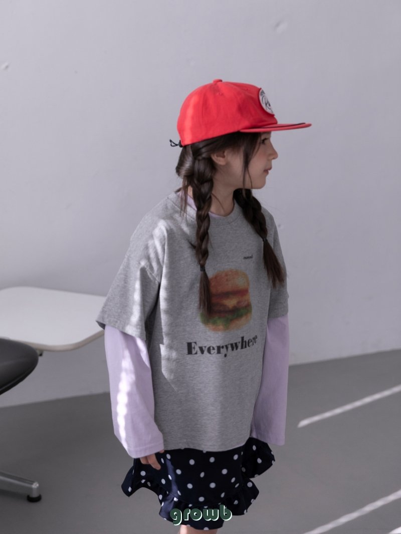 《予約》Hamburger T-shirt / Growb