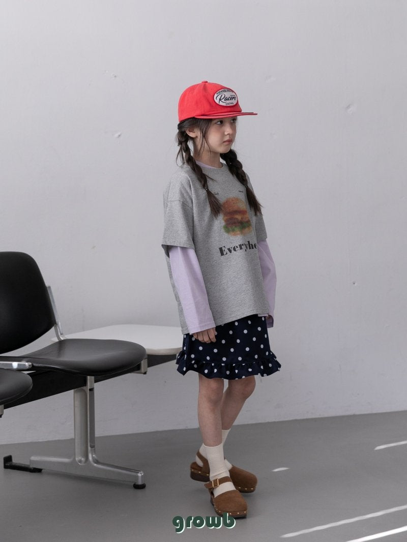 《予約》Hamburger T-shirt / Growb