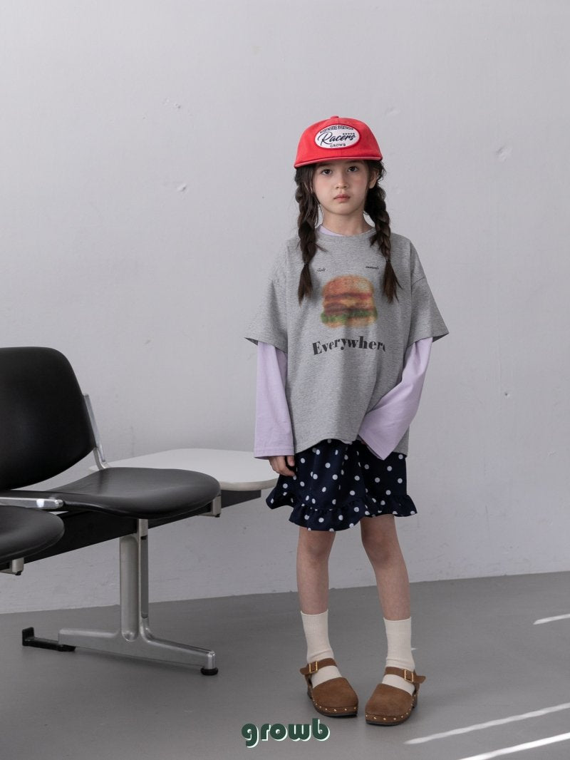 《予約》Hamburger T-shirt / Growb