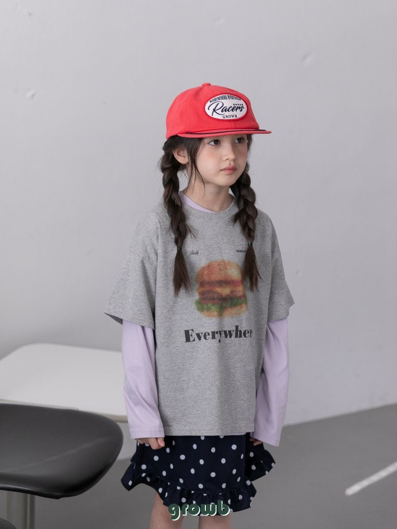 《予約》Hamburger T-shirt / Growb