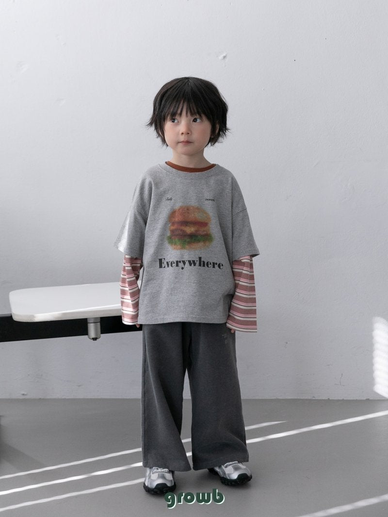 《予約》Hamburger T-shirt / Growb