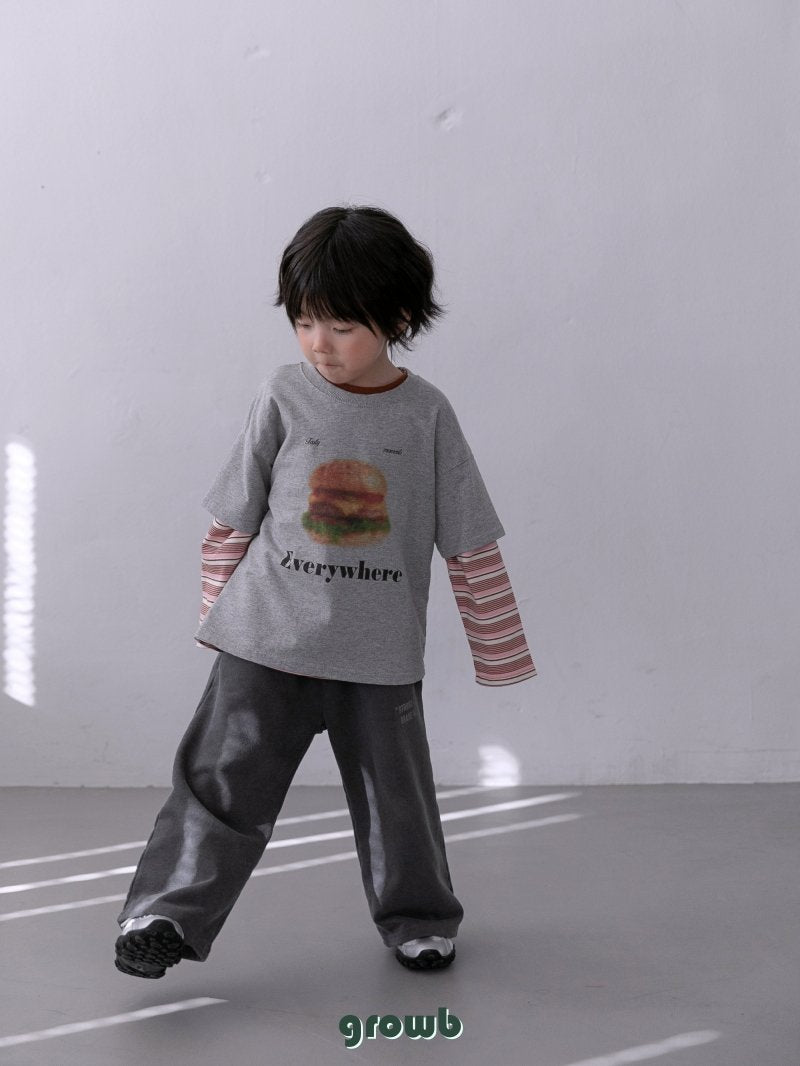 《予約》Hamburger T-shirt / Growb