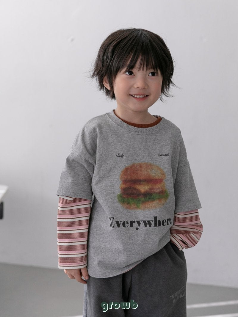 《予約》Hamburger T-shirt / Growb