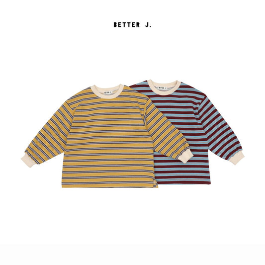《予約》Moze Stripe Tee / BETTER J.