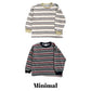 《予約》Eve Color Stripe Tee / MINIMAL