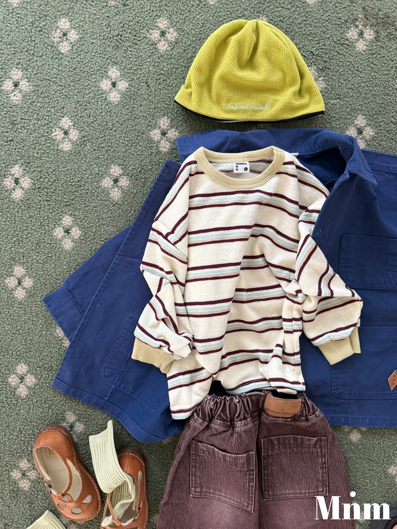 《予約》Eve Color Stripe Tee / MINIMAL