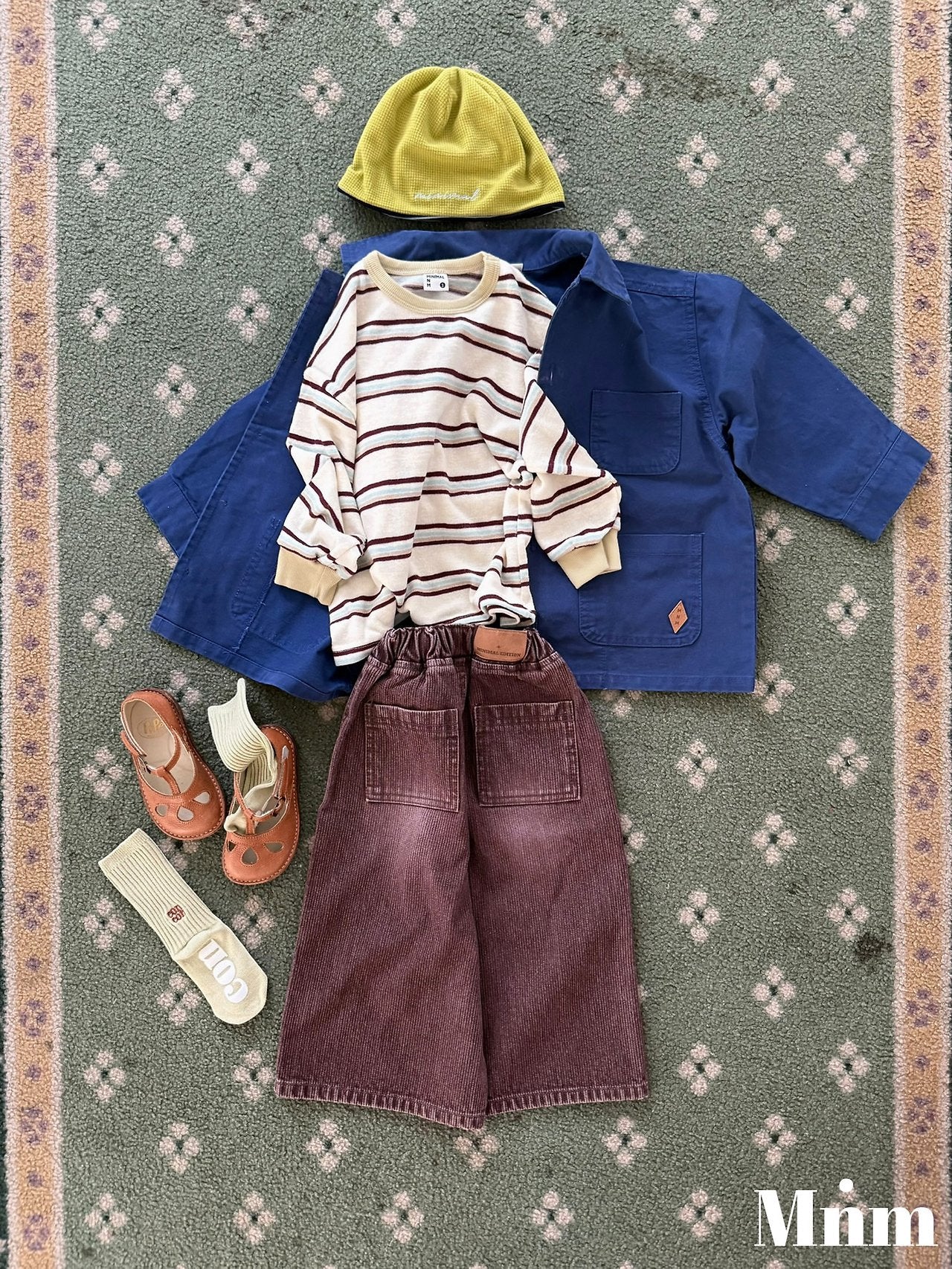 《予約》Eve Color Stripe Tee / MINIMAL