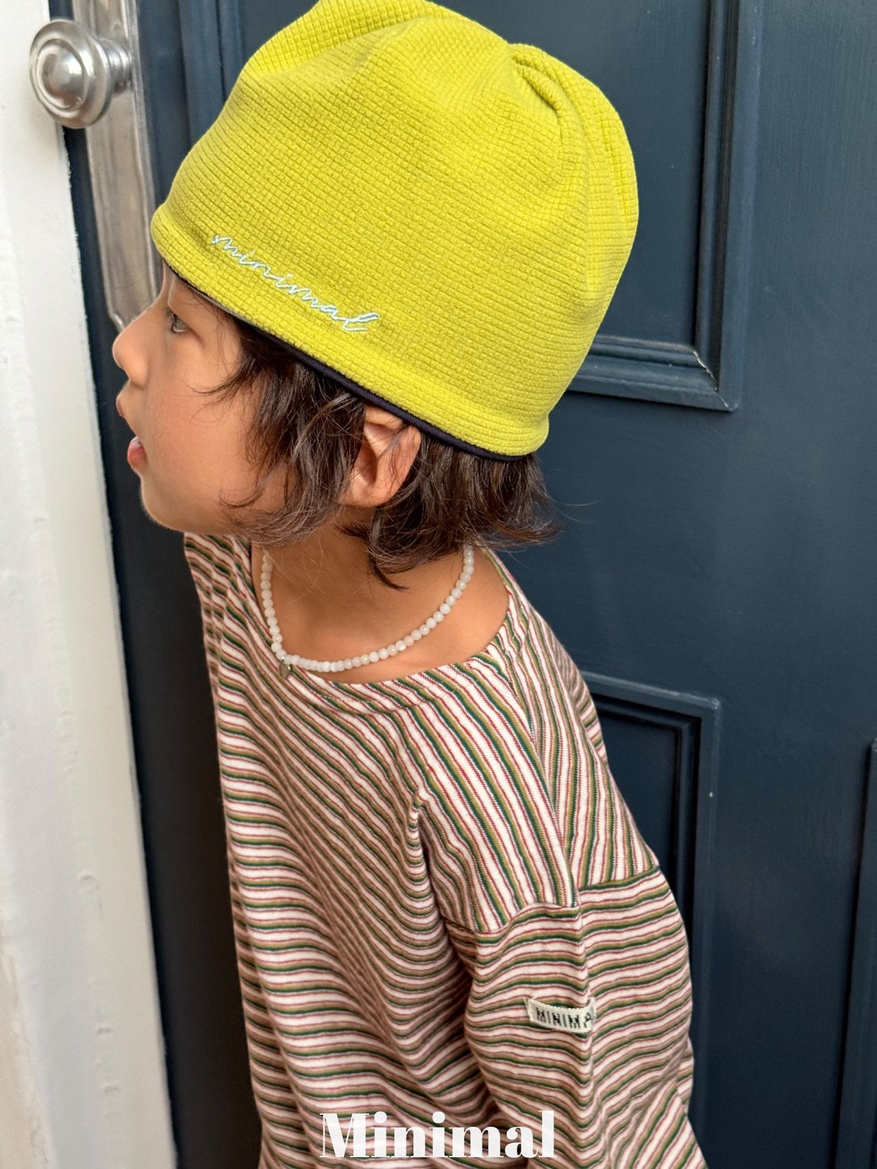《予約》Crayon Stripe Tee / MINIMAL