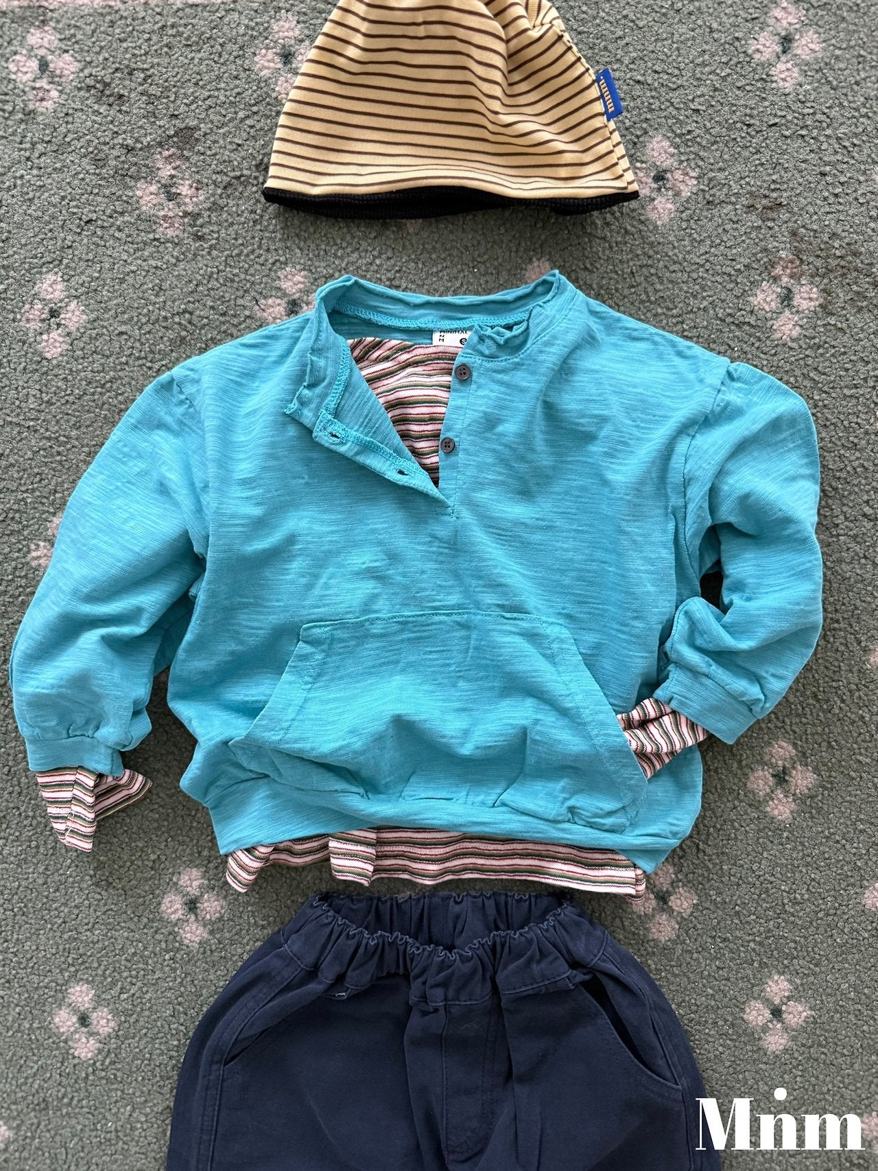 《予約》Crayon Stripe Tee / MINIMAL