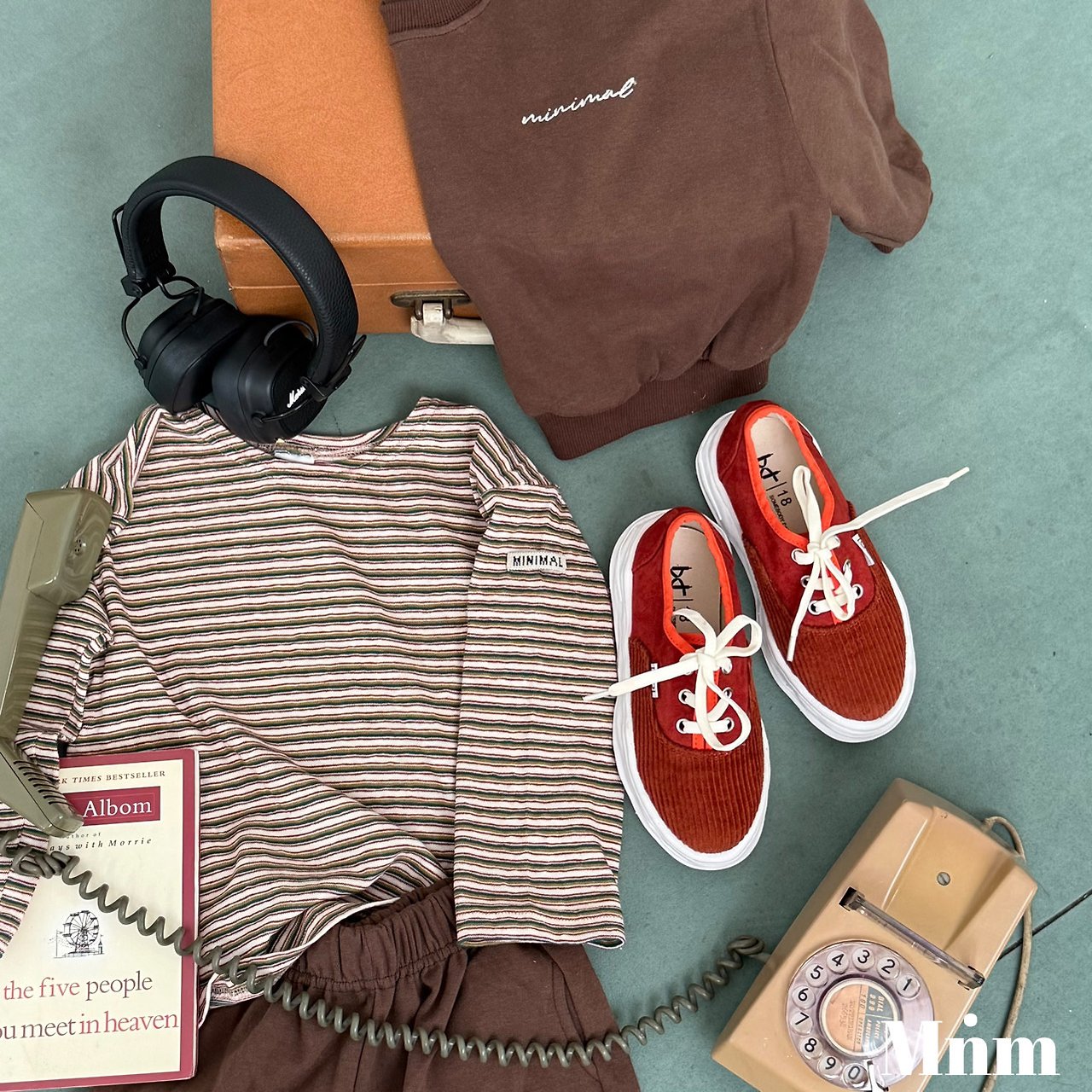 《予約》Crayon Stripe Tee / MINIMAL