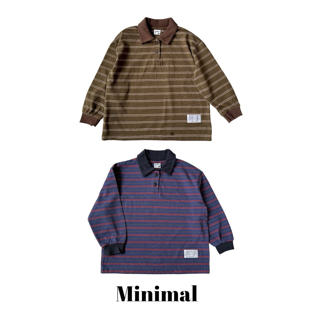 《予約》Stripe Collar Tee / MINIMAL