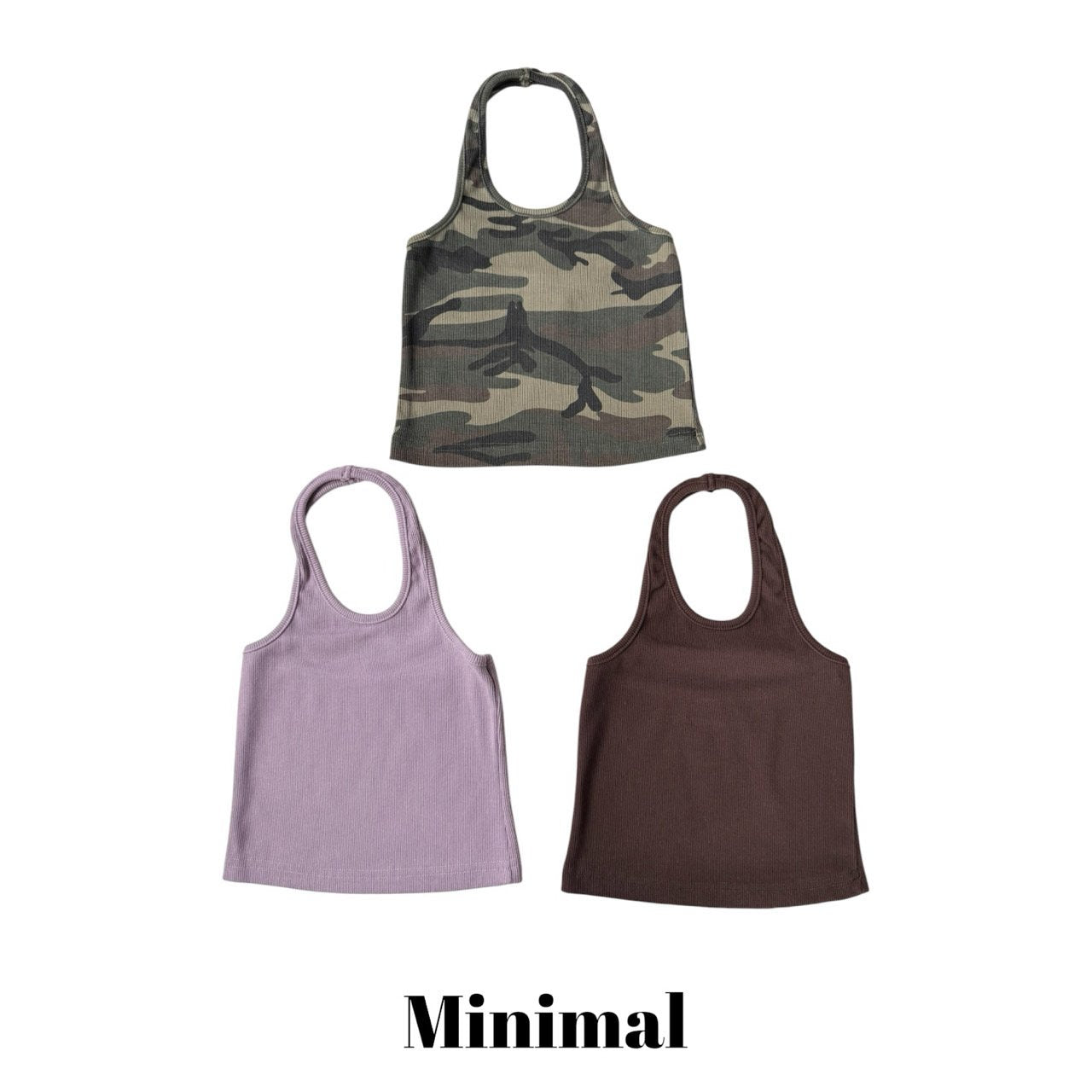 《予約》Ribbed Tank Top / MINIMAL
