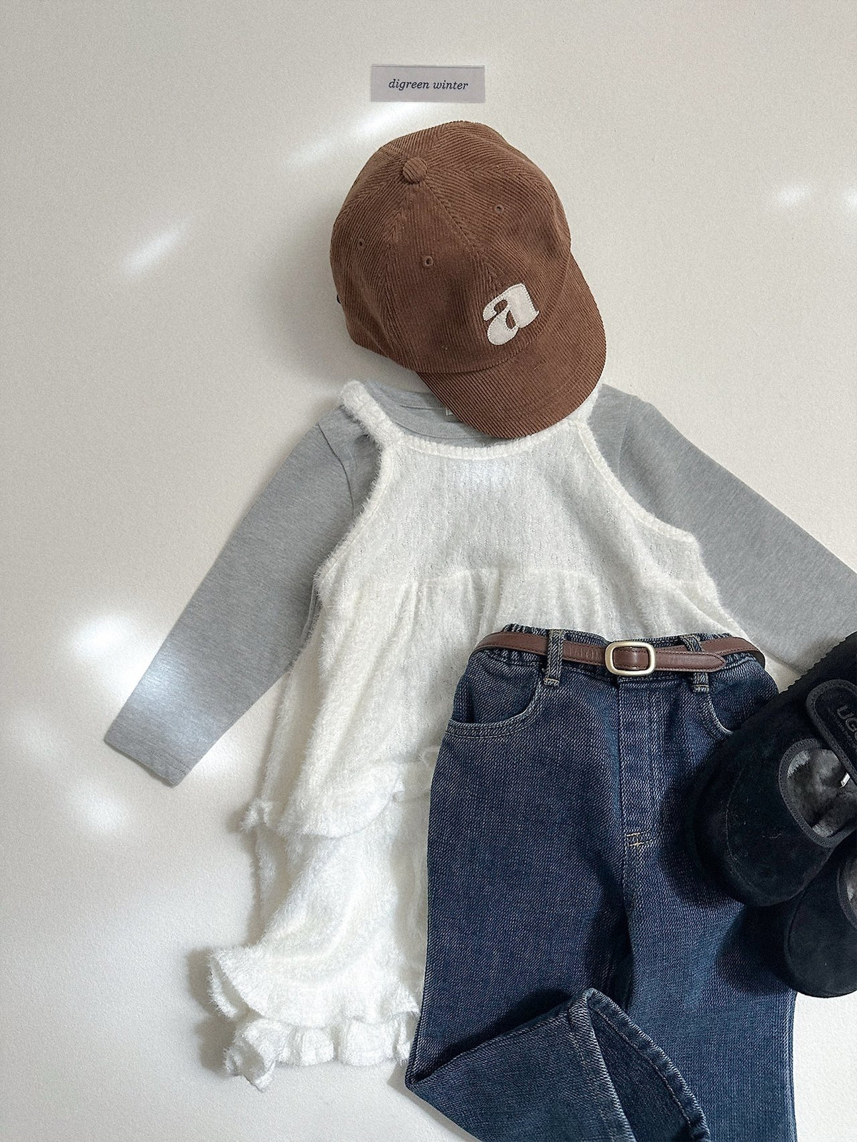 《予約》Chenille Bootcut Pants / digreen