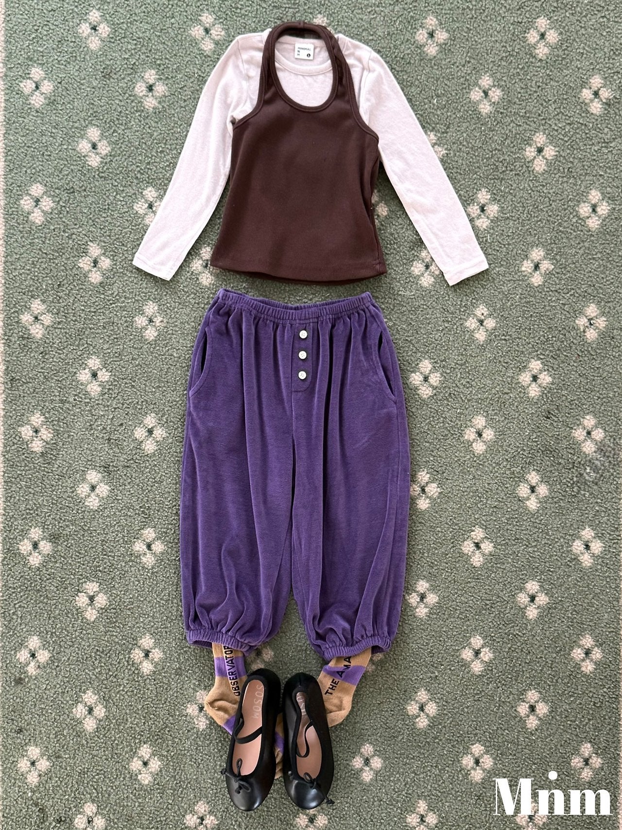 《予約》Ribbed Tank Top / MINIMAL