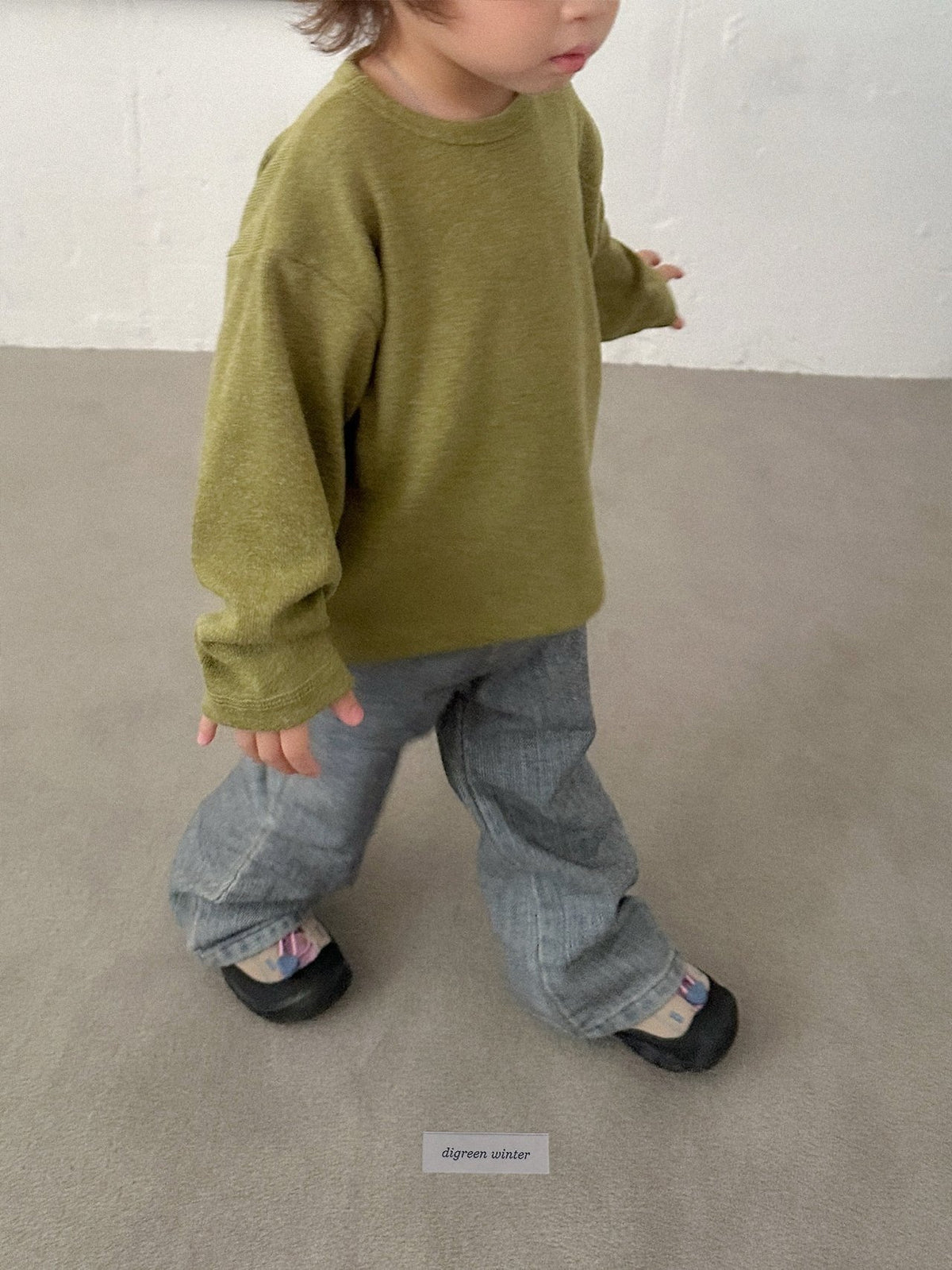 《予約》Chenille Bootcut Pants / digreen