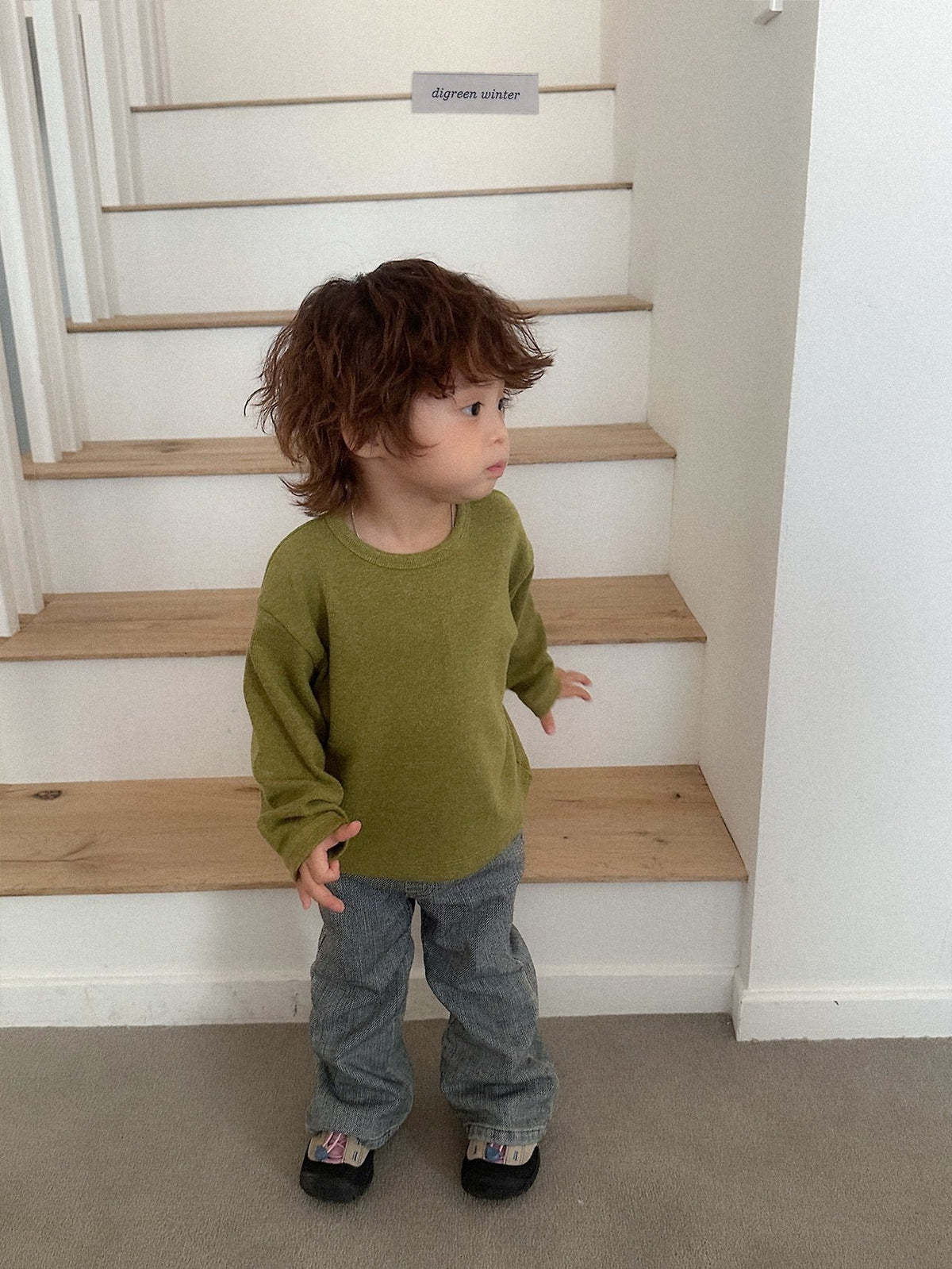 《予約》Chenille Bootcut Pants / digreen