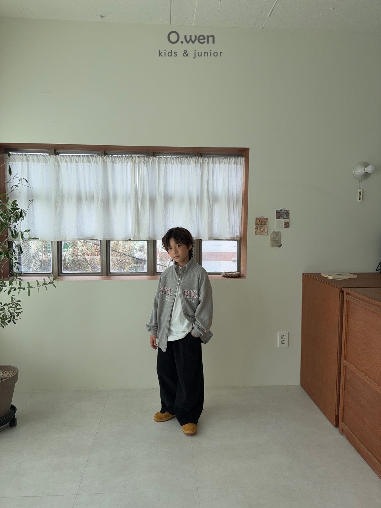 《予約》Line Fleece Pants / O.wen