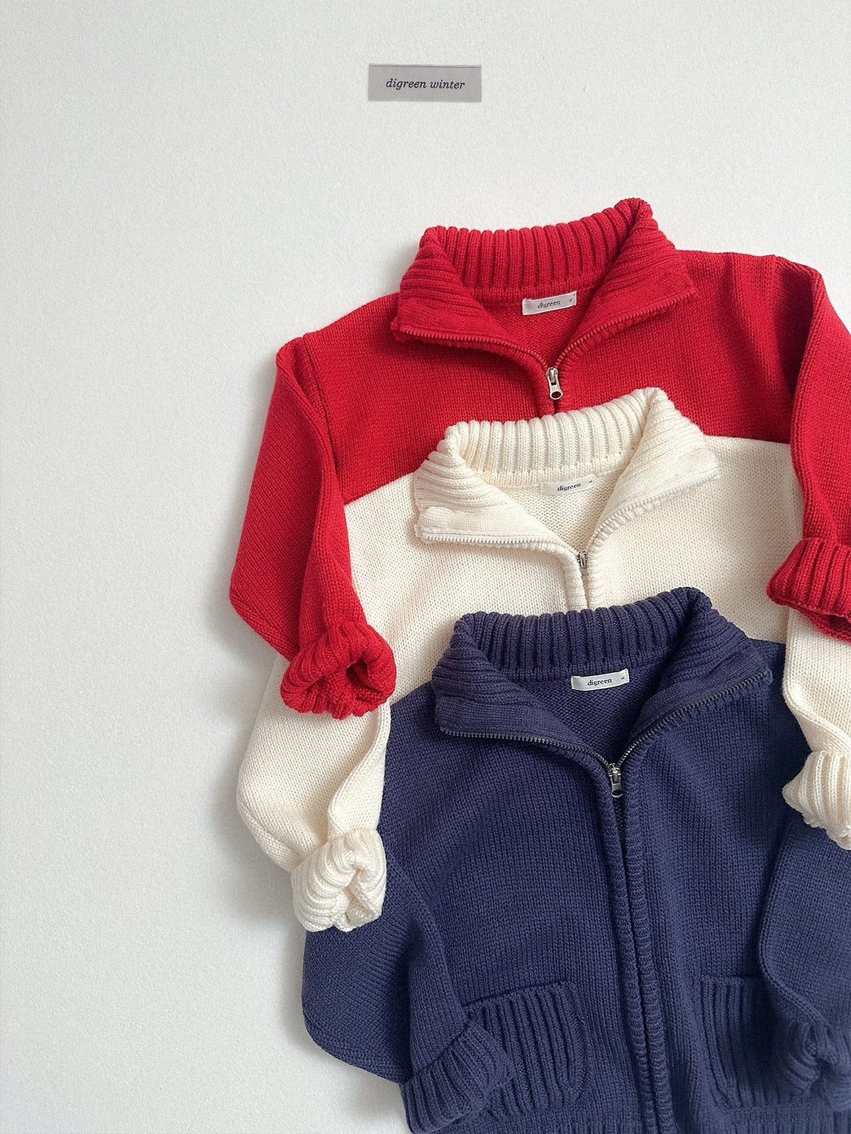 《予約》Roel Knit Zop-up / digreen