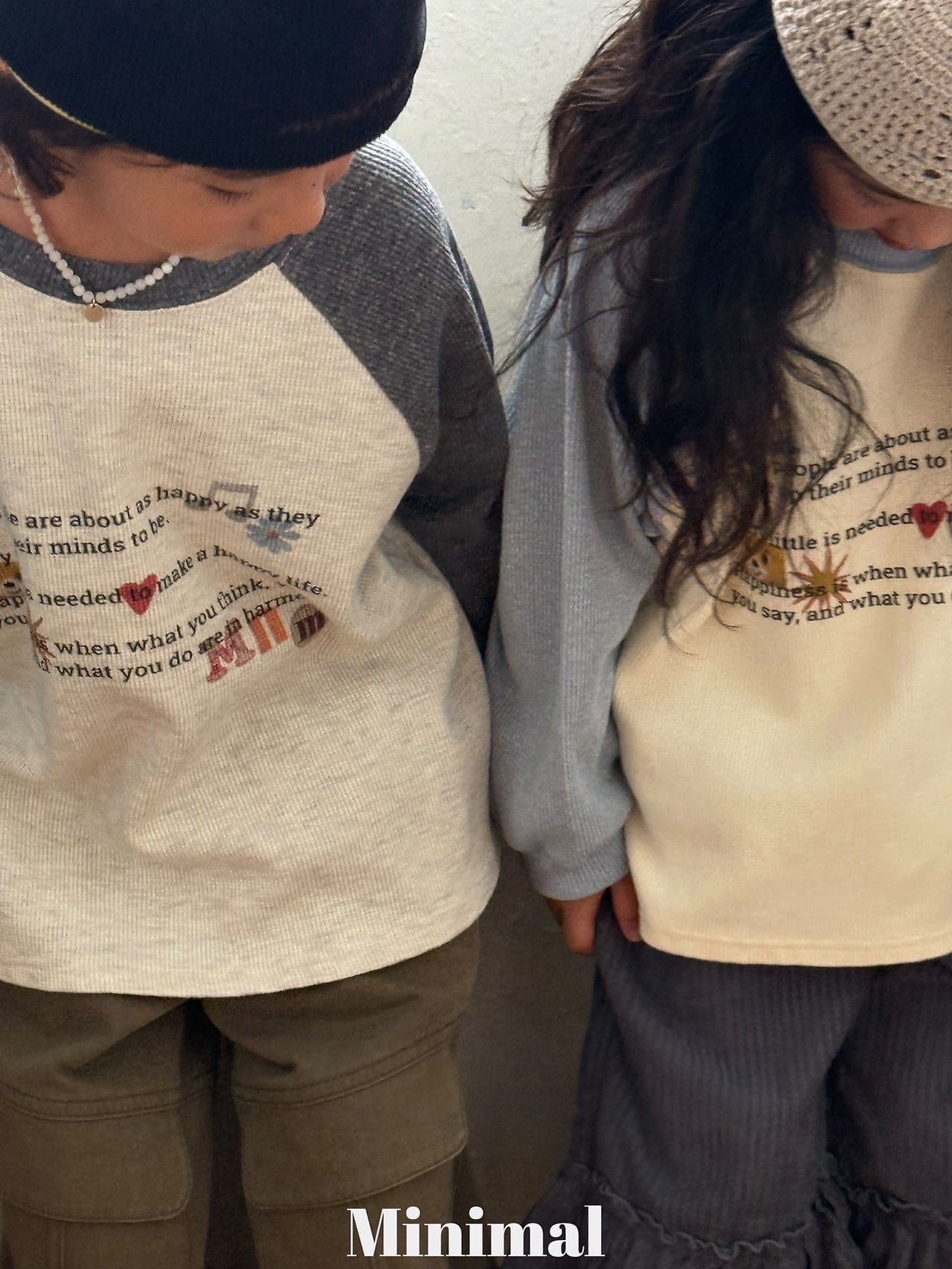 《予約》Printed Raglan Tee / MINIMAL