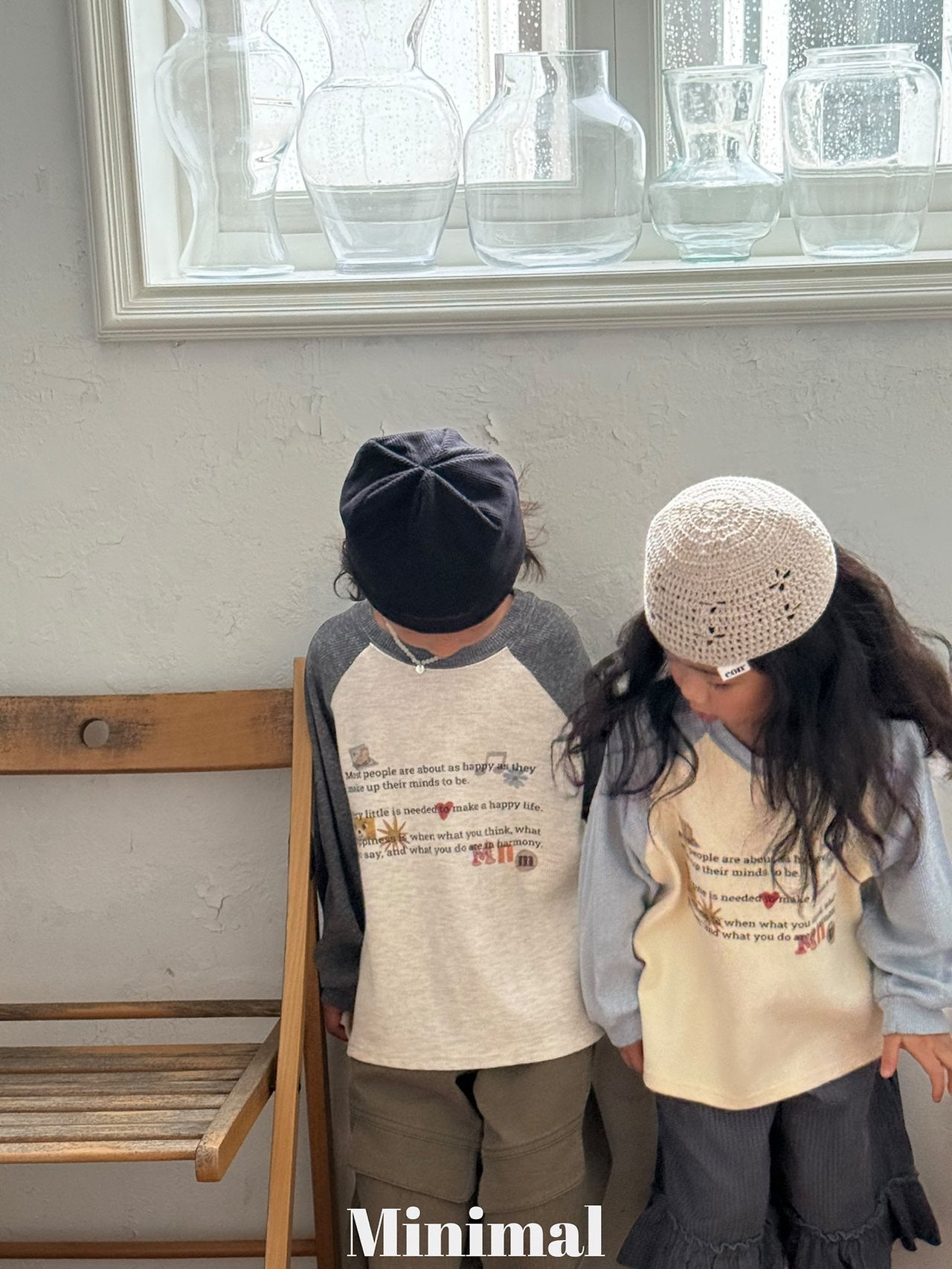 《予約》Printed Raglan Tee / MINIMAL