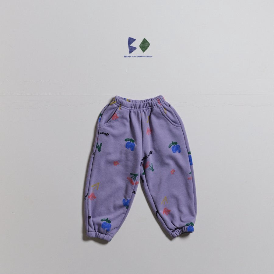 《予約》Flower Jogger Pans / Boneoune