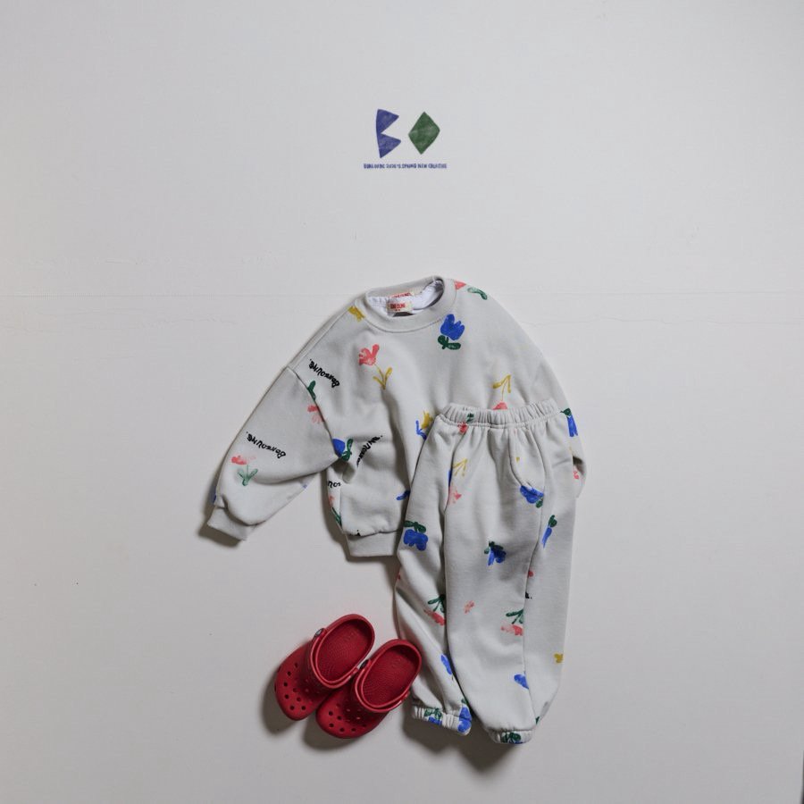 《予約》Flower Jogger Pans / Boneoune