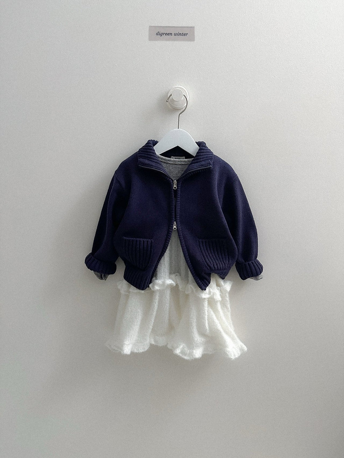 《予約》Roel Knit Zop-up / digreen