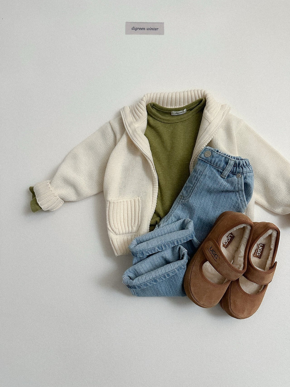 《予約》Roel Knit Zop-up / digreen