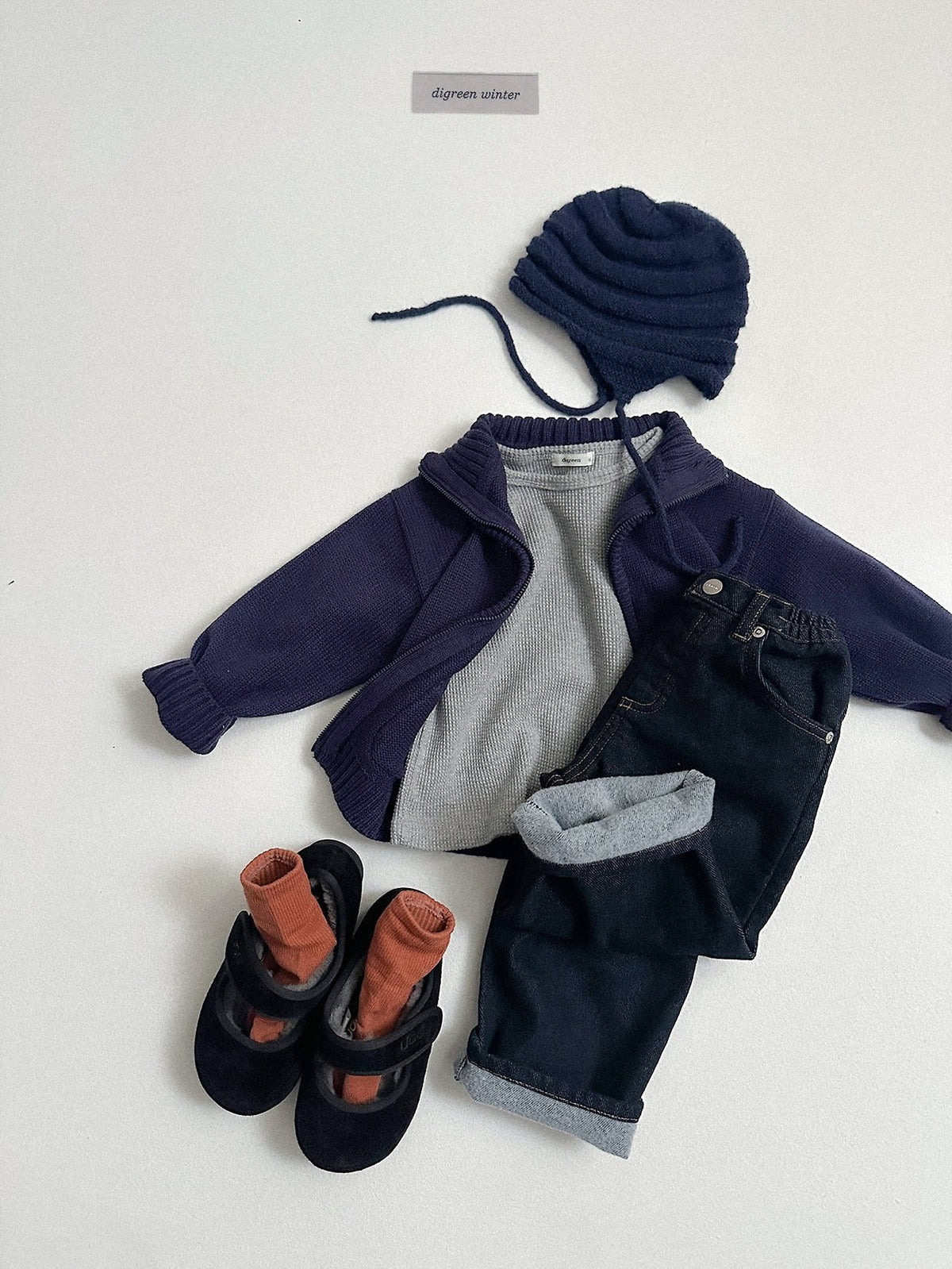 《予約》Roel Knit Zop-up / digreen