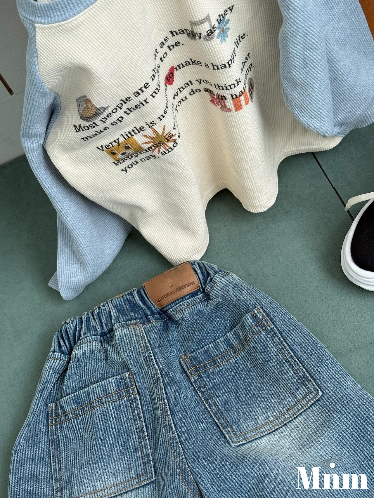 《予約》Printed Raglan Tee / MINIMAL