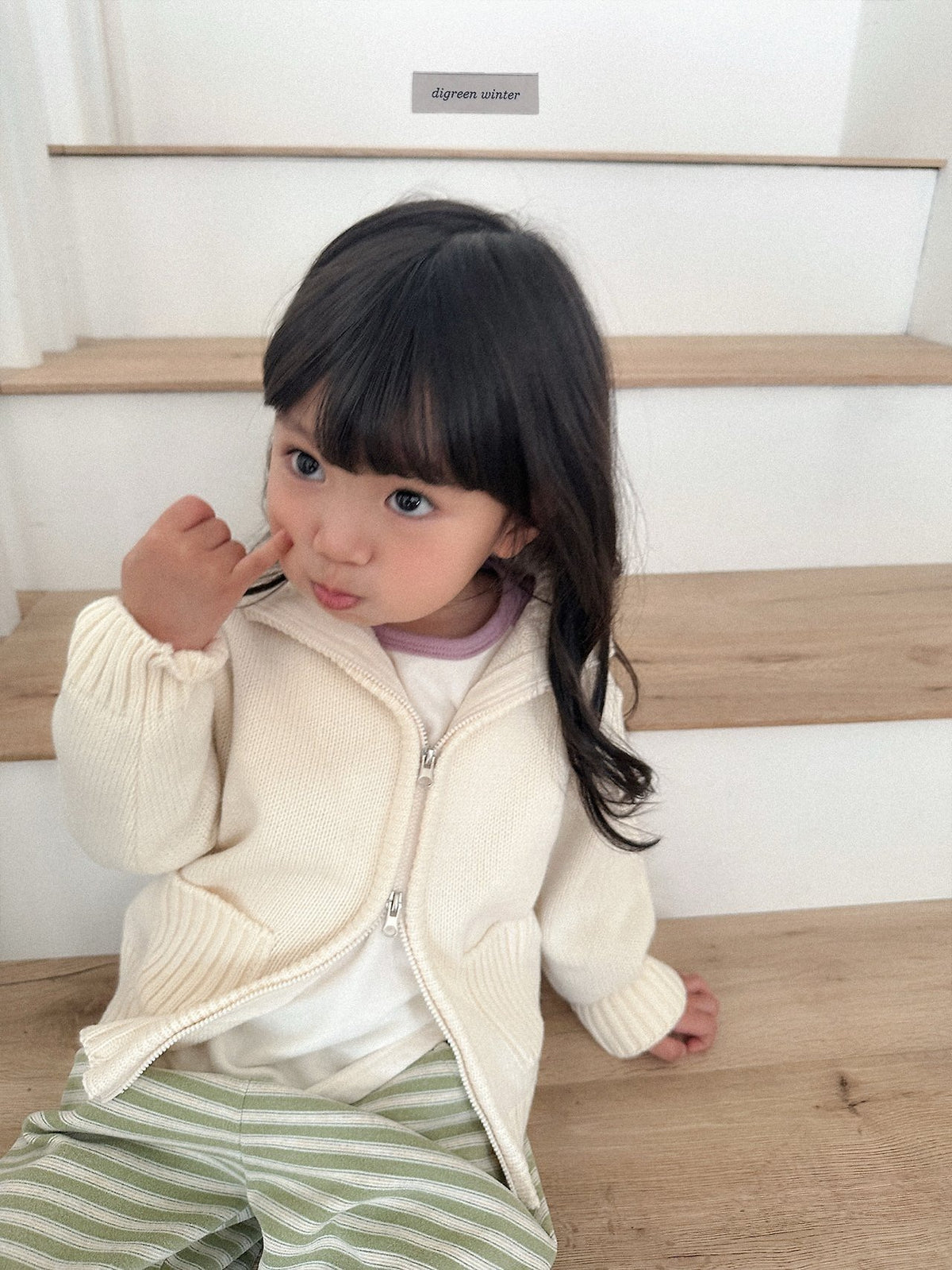 《予約》Roel Knit Zop-up / digreen