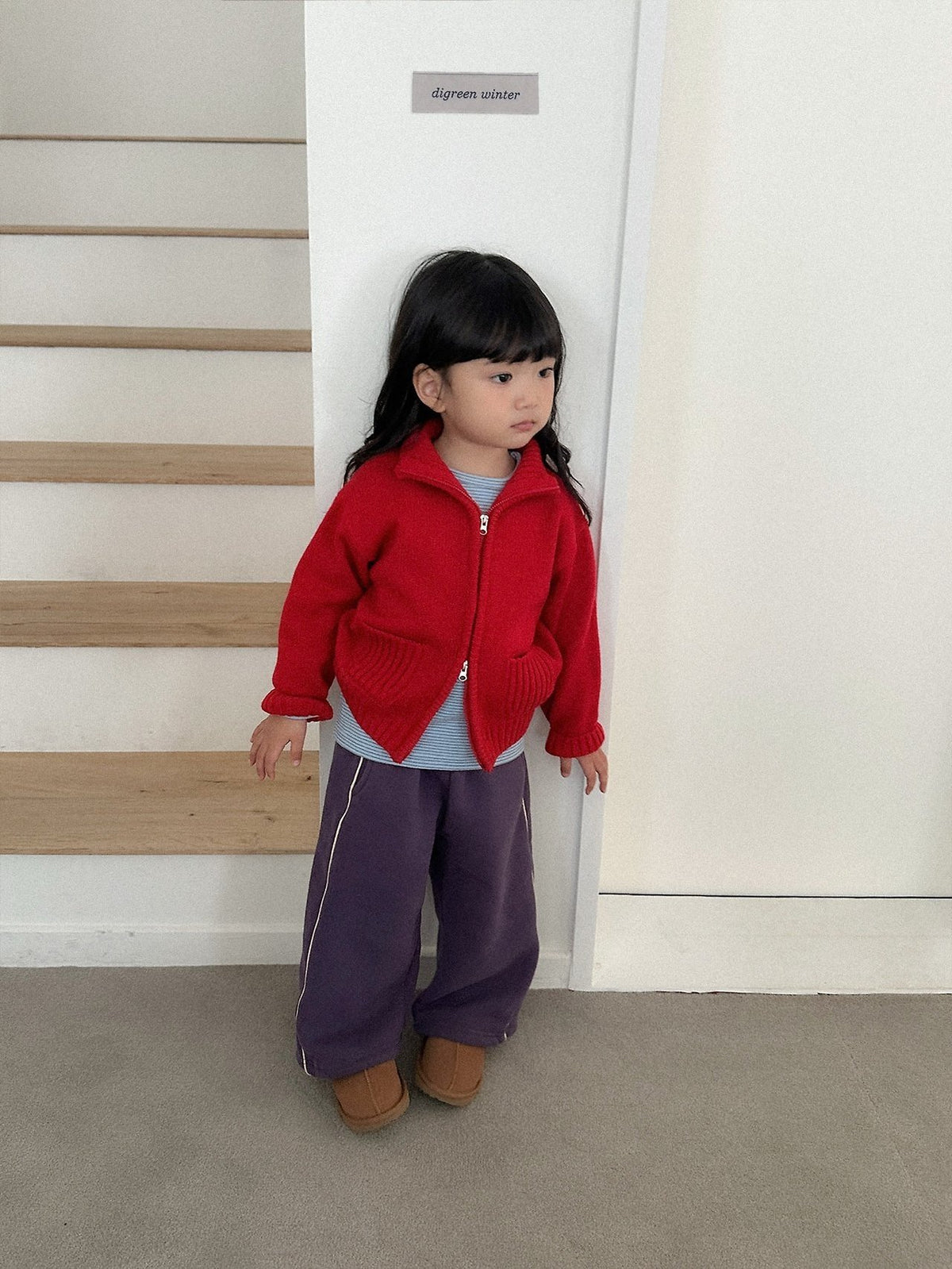 《予約》Roel Knit Zop-up / digreen