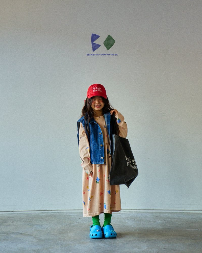 《予約》Flower One-piece / Boneoune