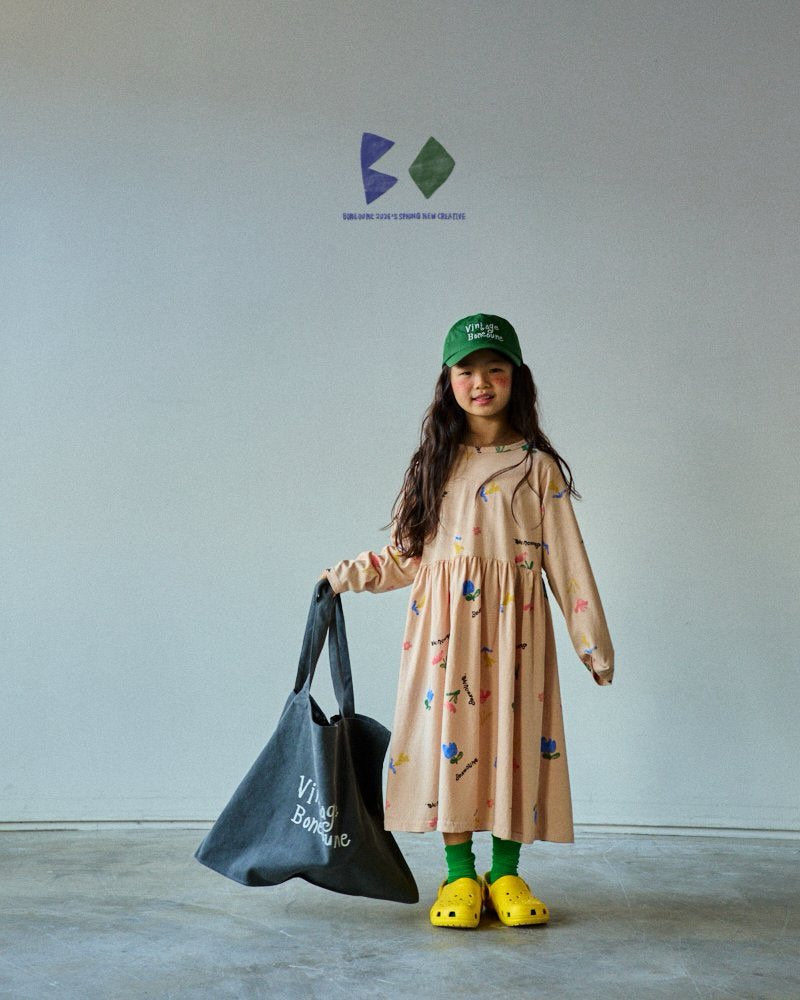 《予約》Flower One-piece / Boneoune