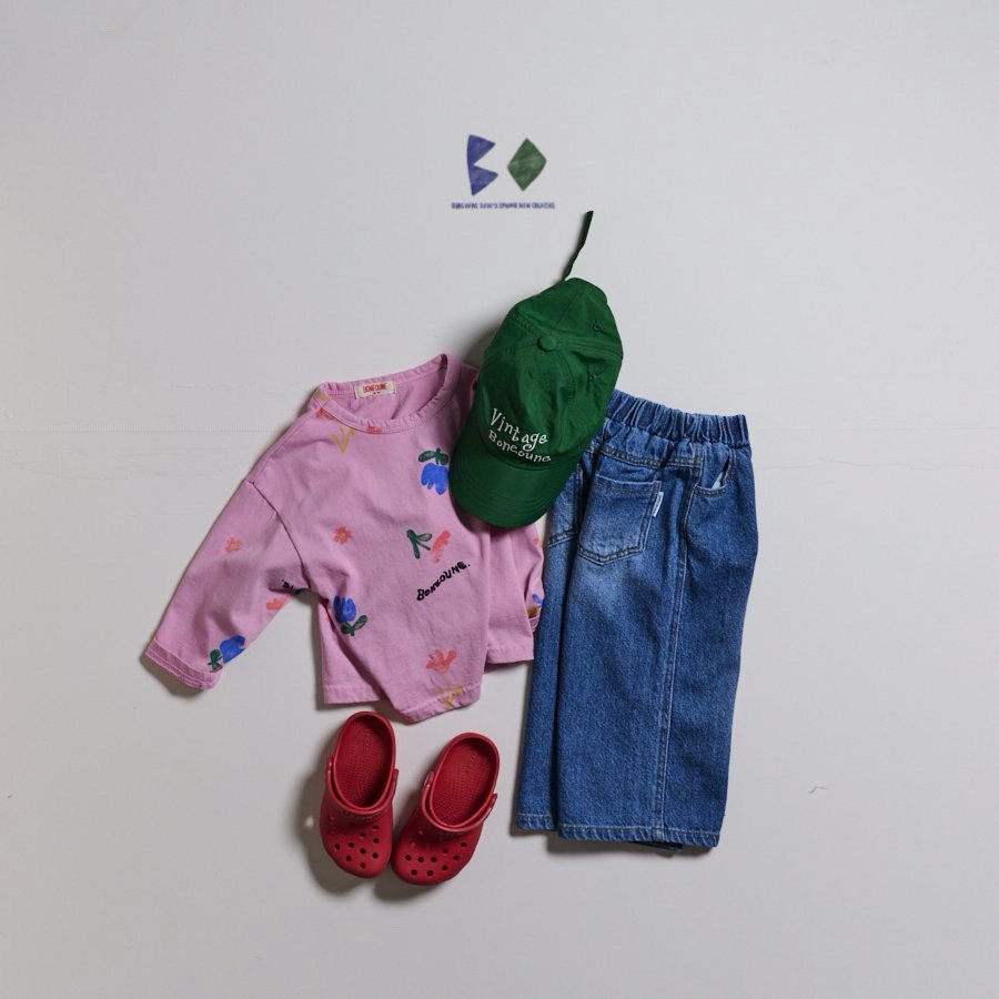 《予約》Flower Single T-shirt / Boneoune