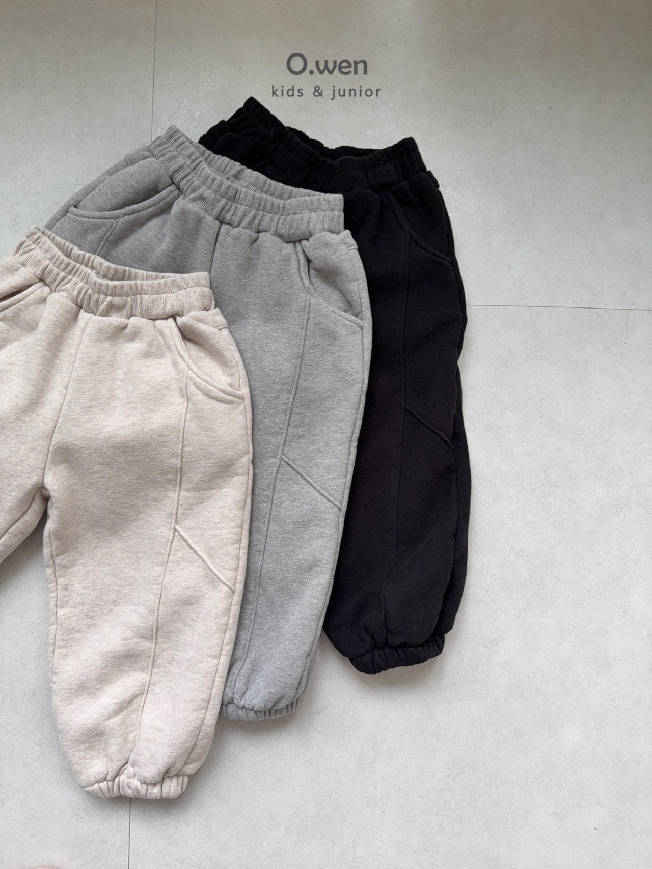 《予約》Fleece Cut Jogger Pants / O.wen