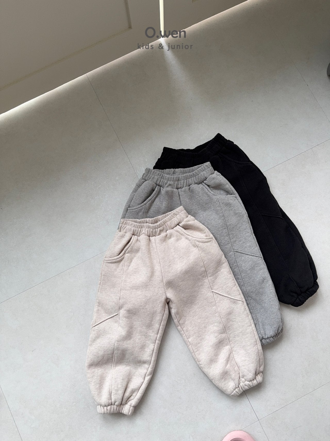 《予約》Fleece Cut Jogger Pants / O.wen