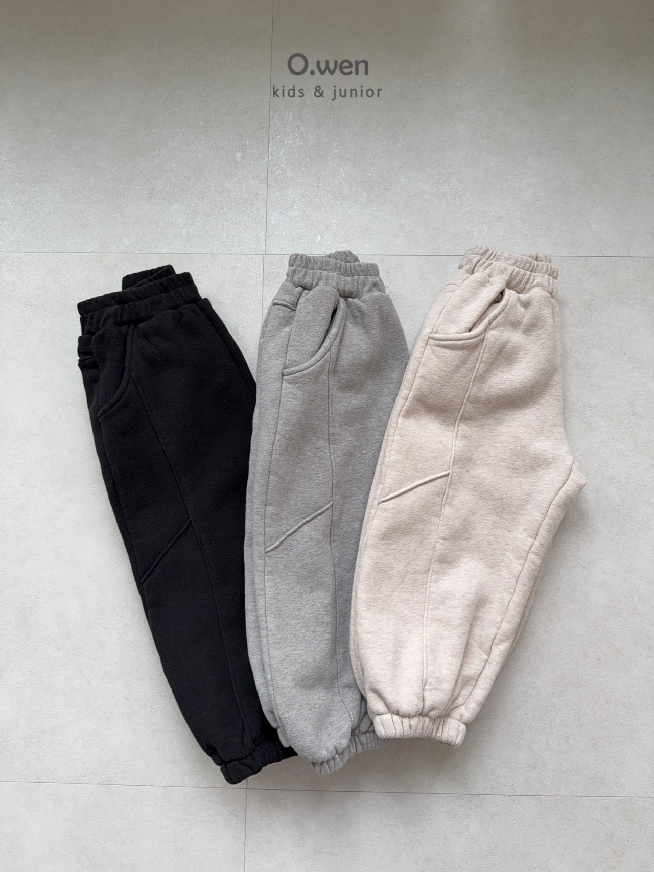 《予約》Fleece Cut Jogger Pants / O.wen