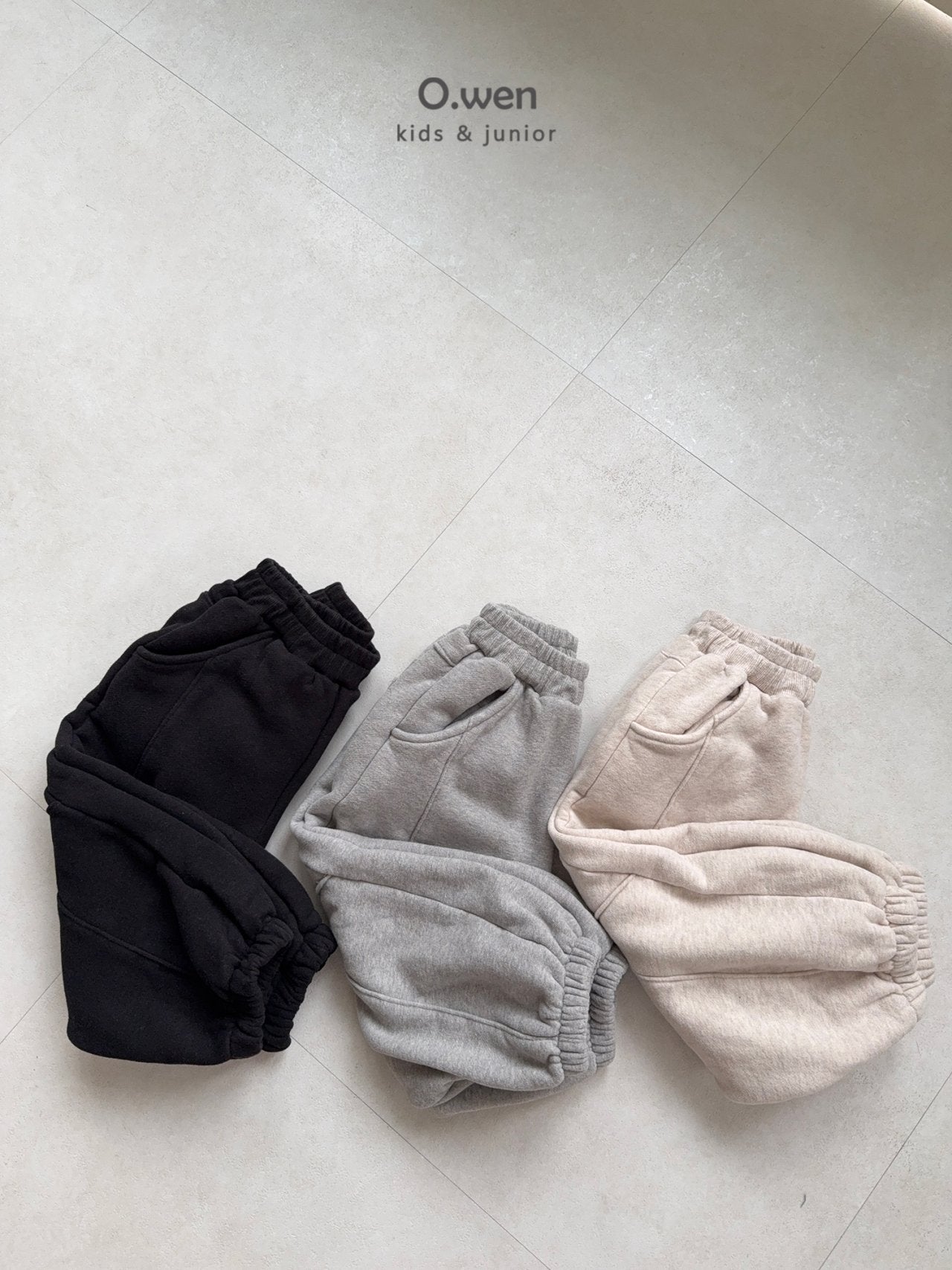 《予約》Fleece Cut Jogger Pants / O.wen