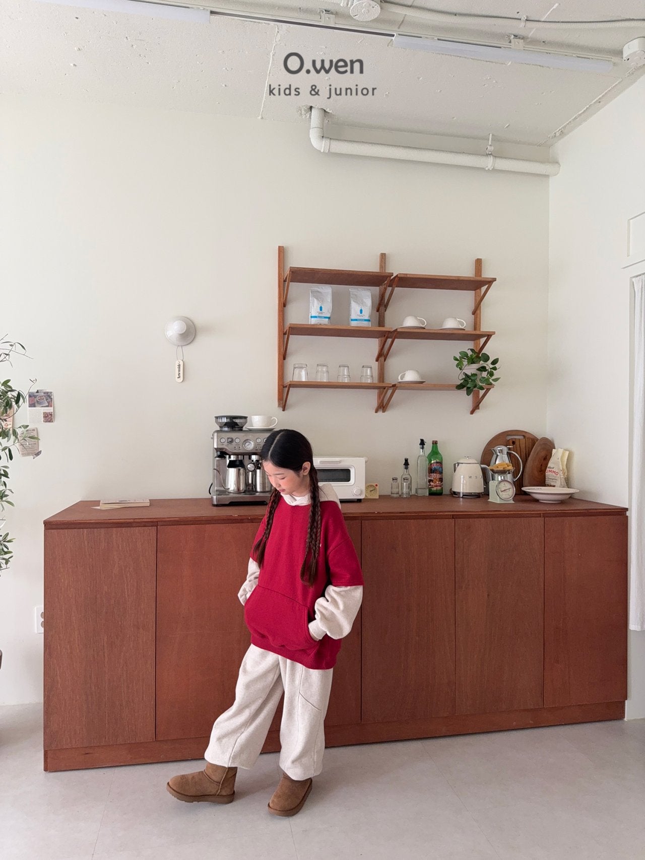 《予約》Fleece Cut Jogger Pants / O.wen