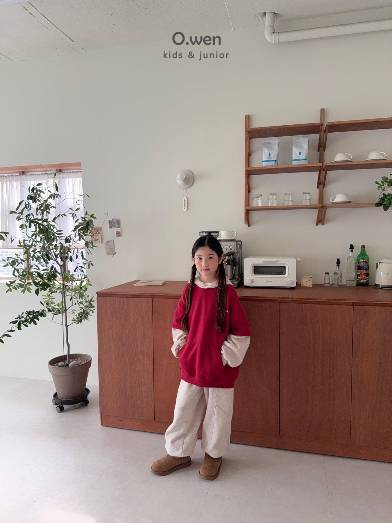 《予約》Fleece Cut Jogger Pants / O.wen