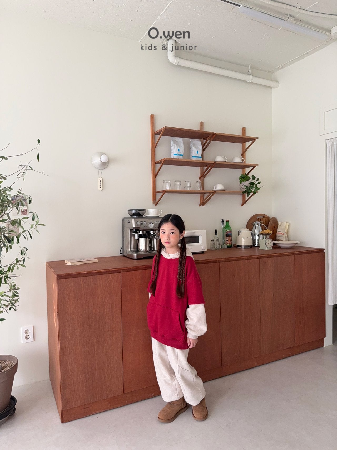 《予約》Fleece Cut Jogger Pants / O.wen