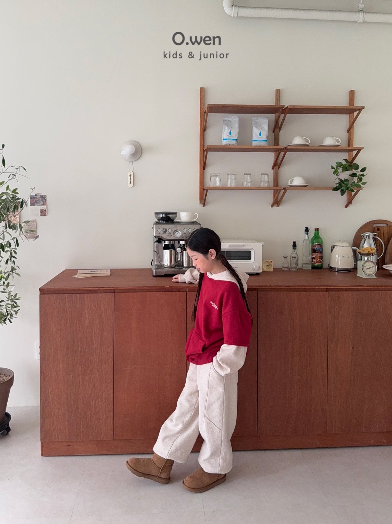 《予約》Fleece Cut Jogger Pants / O.wen