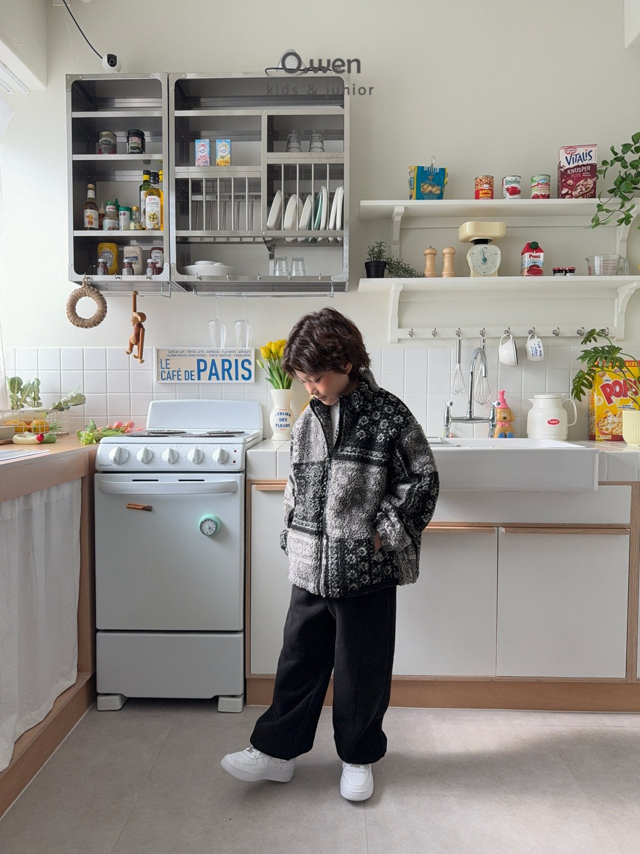 《予約》Fleece Cut Jogger Pants / O.wen