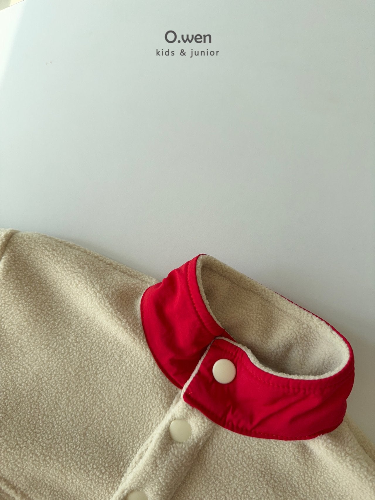 《予約》Glossy Fleece Anorak / O.wen